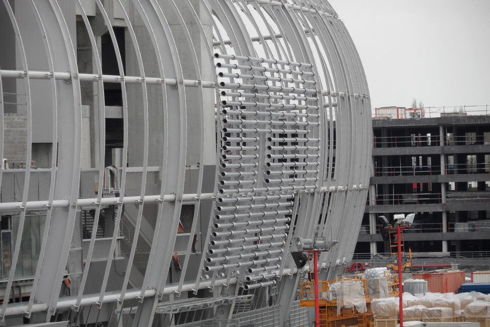 Les tubes côté ouest