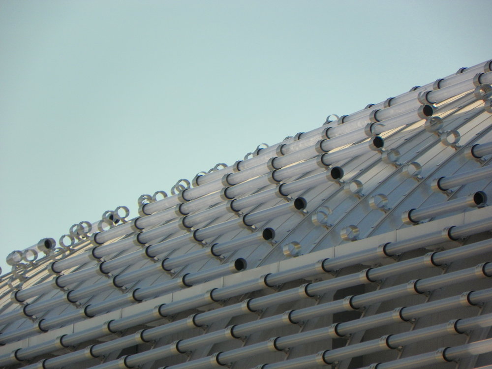 Tubes sur verrières vue côté nord est (cool)