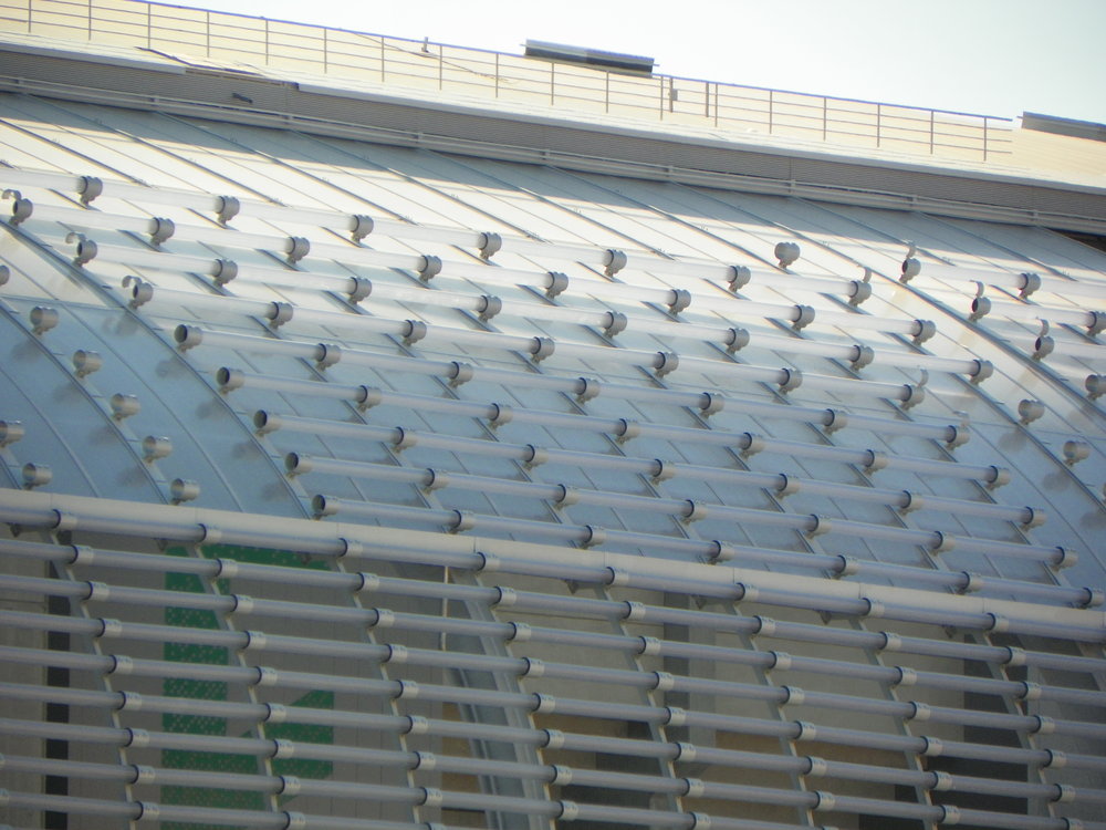 Tubes sur verrières vue côté sud est (moins cool)
