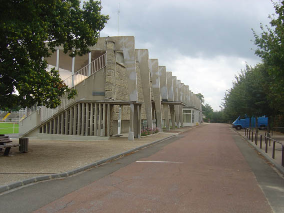 Façade du stade