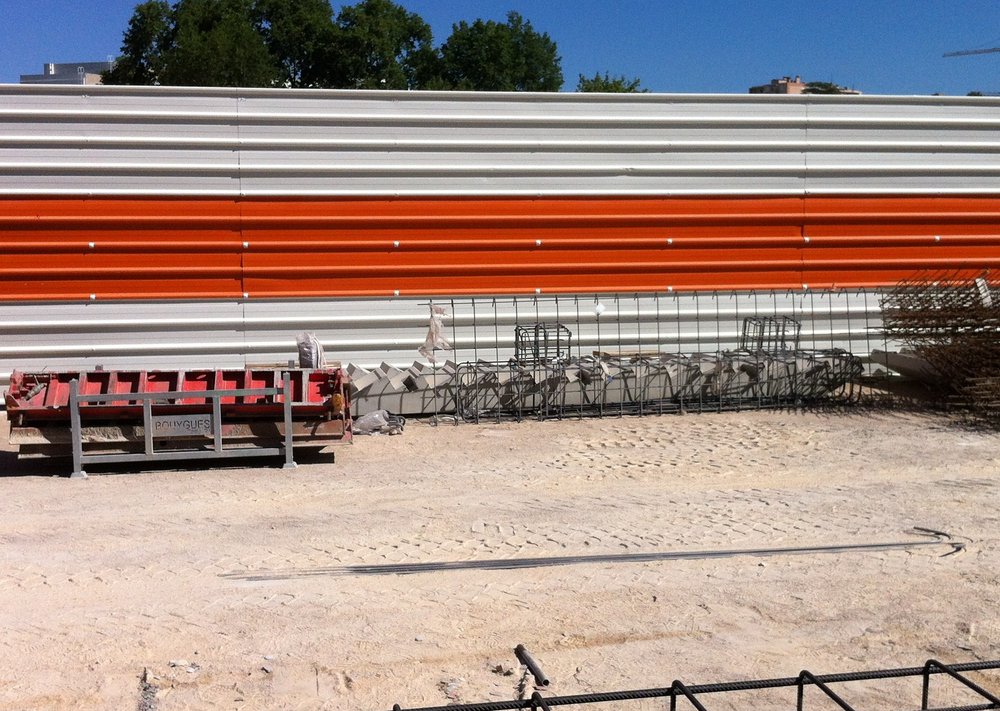Crémaillère pour le Parvis SUD