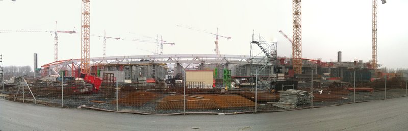 Vue tribune côté Ouest