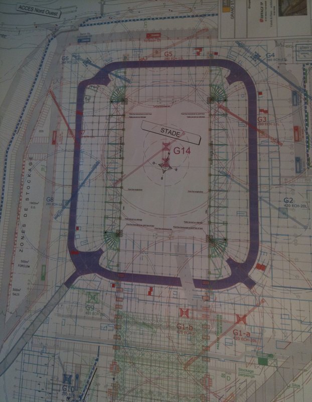 Plan d'aménagement chantier