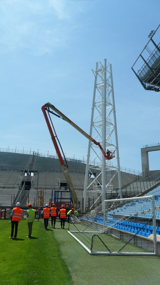 Vu du palée Sud-Ouest de la pelouse.