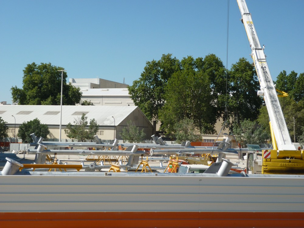 Vu des Divers élément sur le Parvis Ganay.