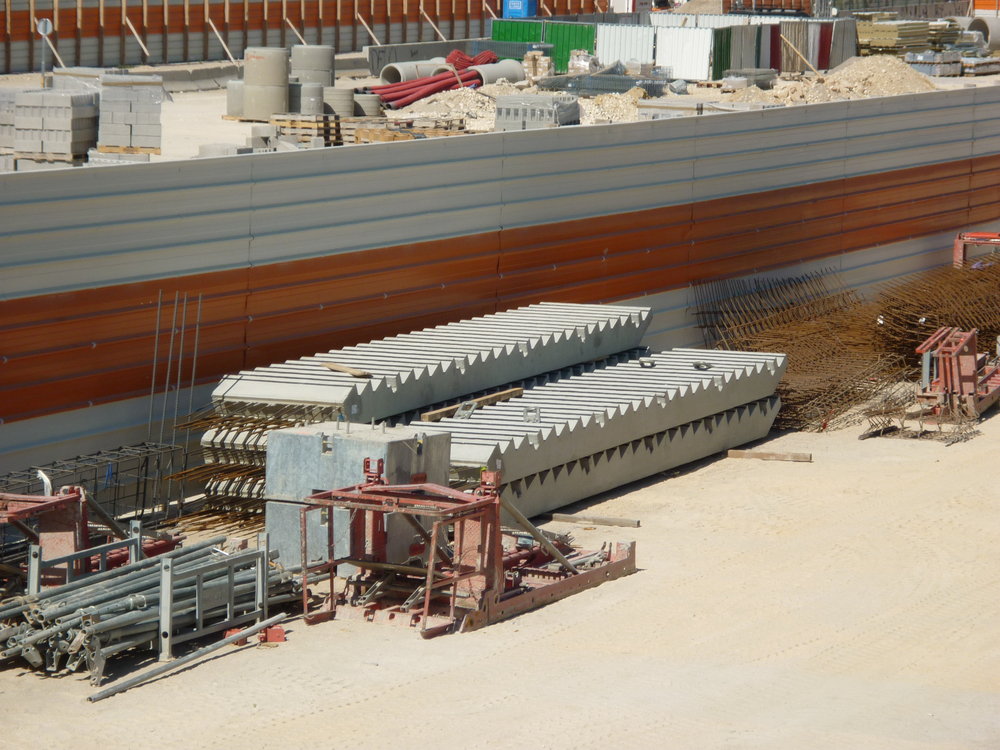 Vu des futur Escalier du Parvis Sud coté Ganay.