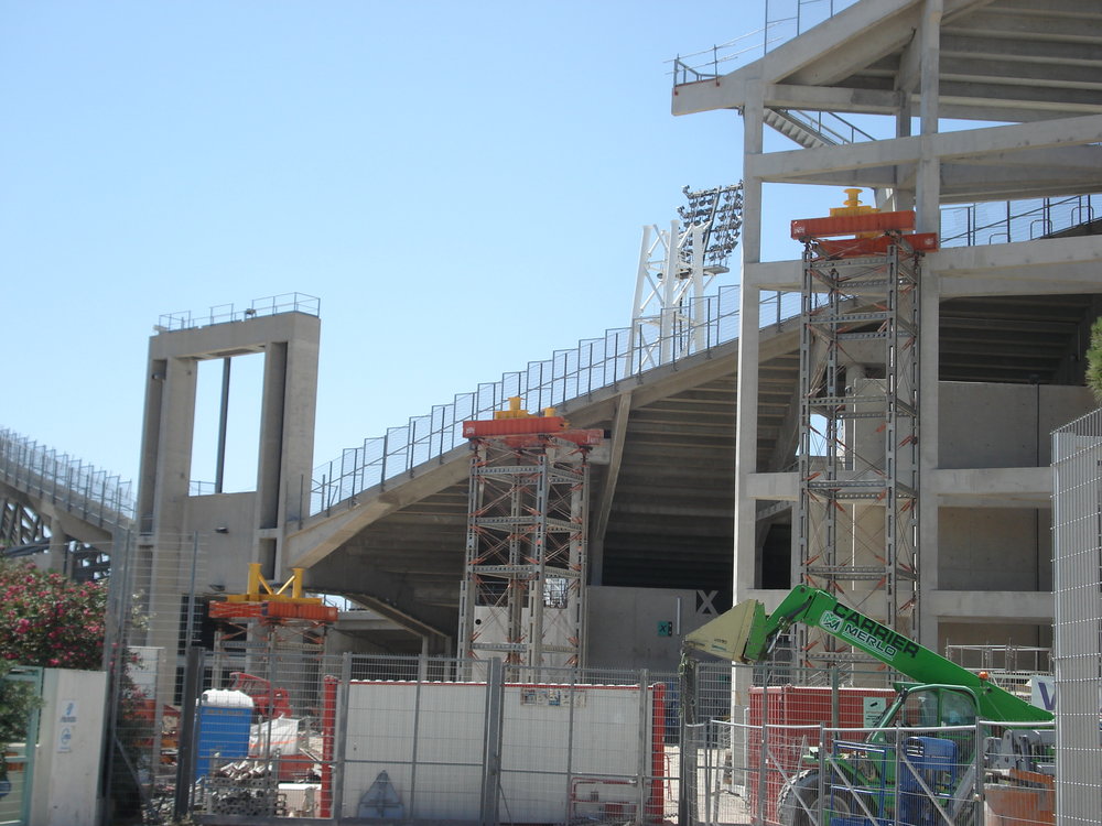 Vu des palées qui attende la Jupe.