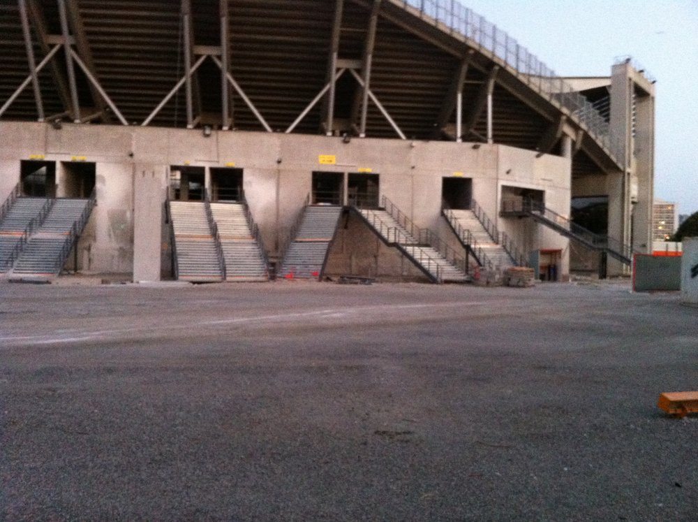 Vu du Parvis nord (Hier fin de Journée)