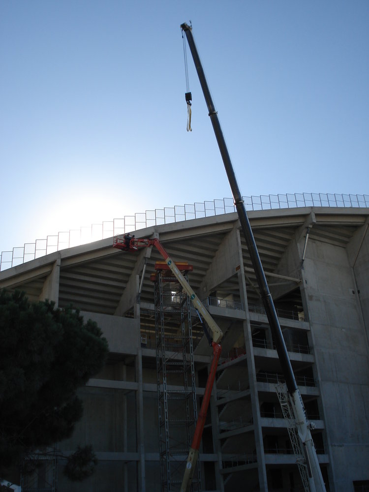 Montage du dernier palée de la Journée le N°5