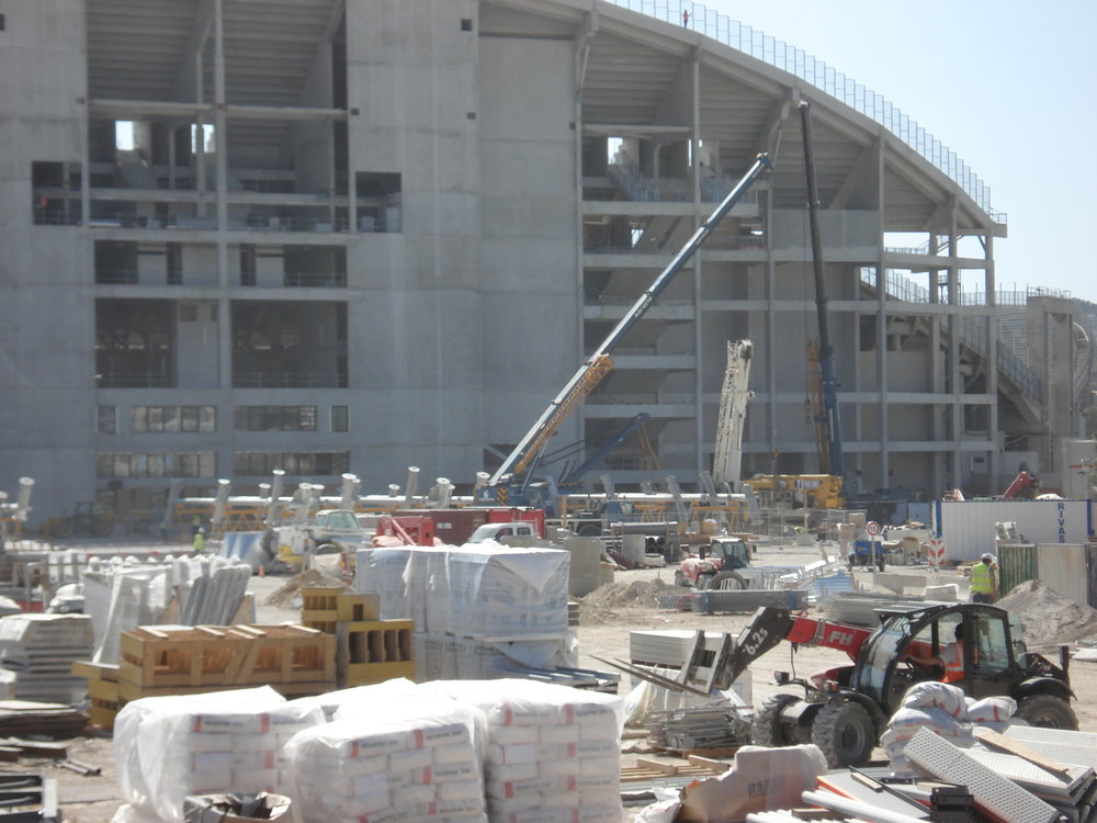 Vu de la Charpente de loin (on imagine mieux la place que cela prend) ...