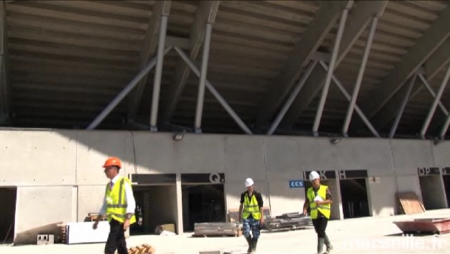 Parvis du virage sud