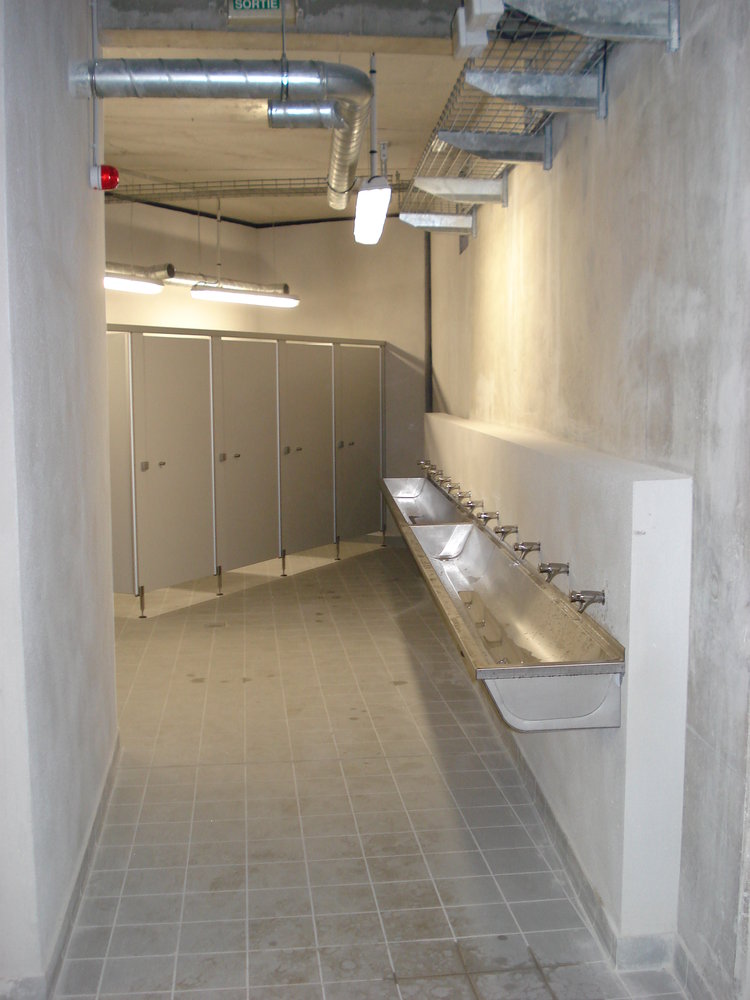 Vu des Sanitaires.