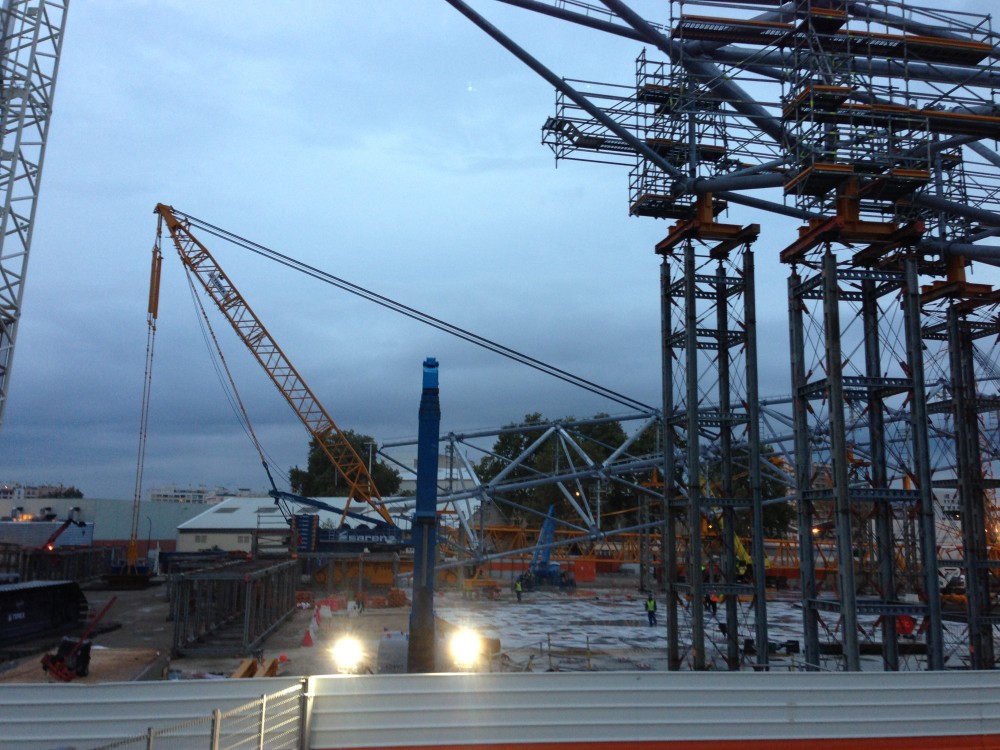 Big Mama2 + les aires de montages des modules de charpente