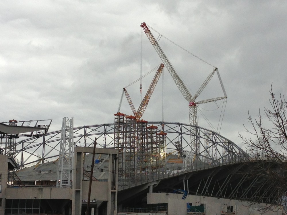 Vu des palées côté VS