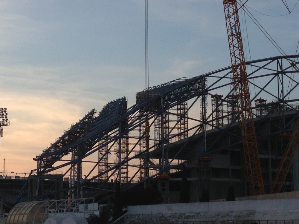 Vu des colis côté VS.