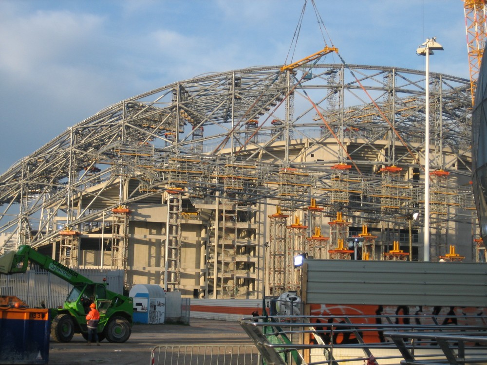 Premier levage en cours