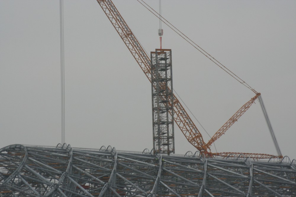 Première palée du virage sud
