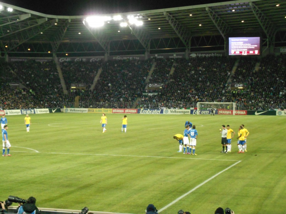 Coup Franc pour le Brésil - Vu depuis le virage nord
