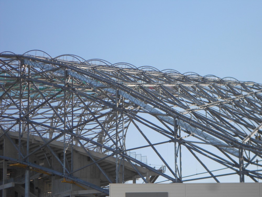 Vu des gouttières coté VN.