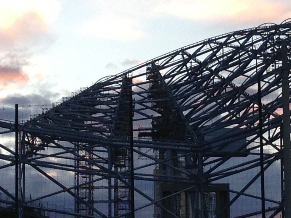 Contreventements avec le colis du VS.