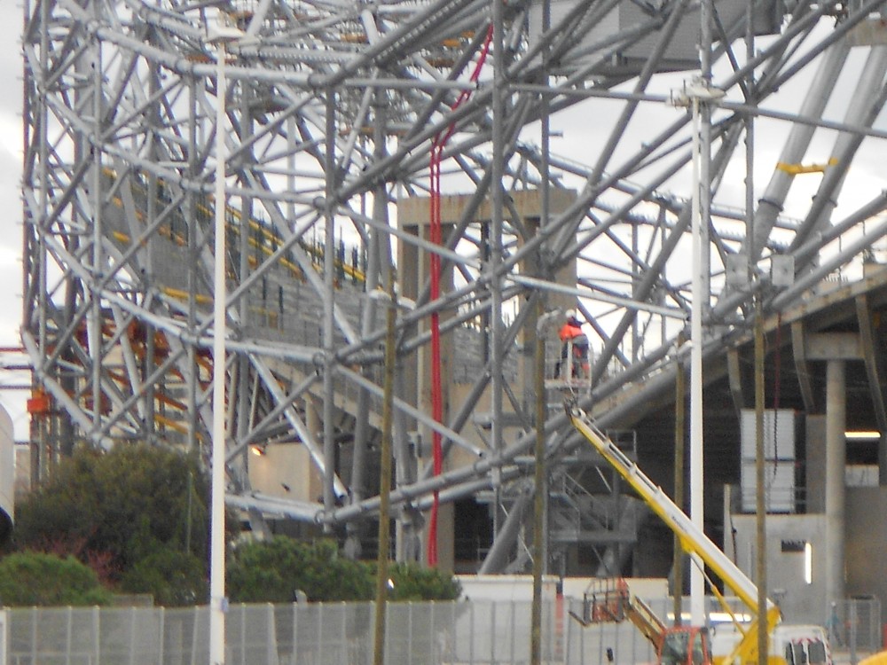 Vu de la génolaine rouge coté VS.