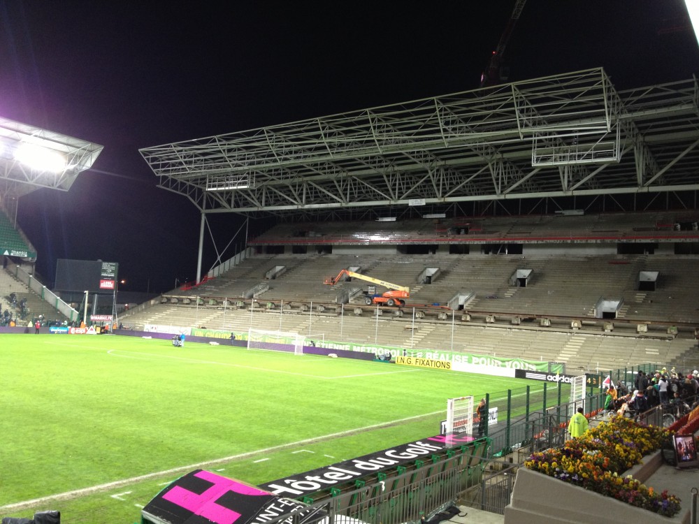 Travaux Kop Sud