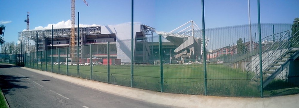 L'arrière du KS (un essai de la fonction panoramique de mon tel ^^)