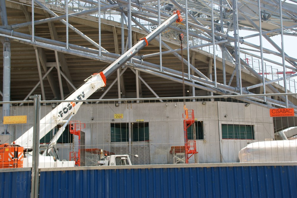 Début construction Parvis VN