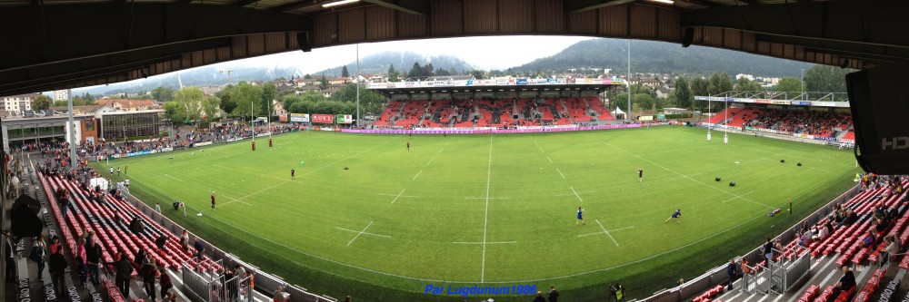 Panorama depuis la tribune officielle