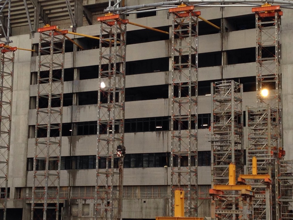 Avancement des baie vitrée.