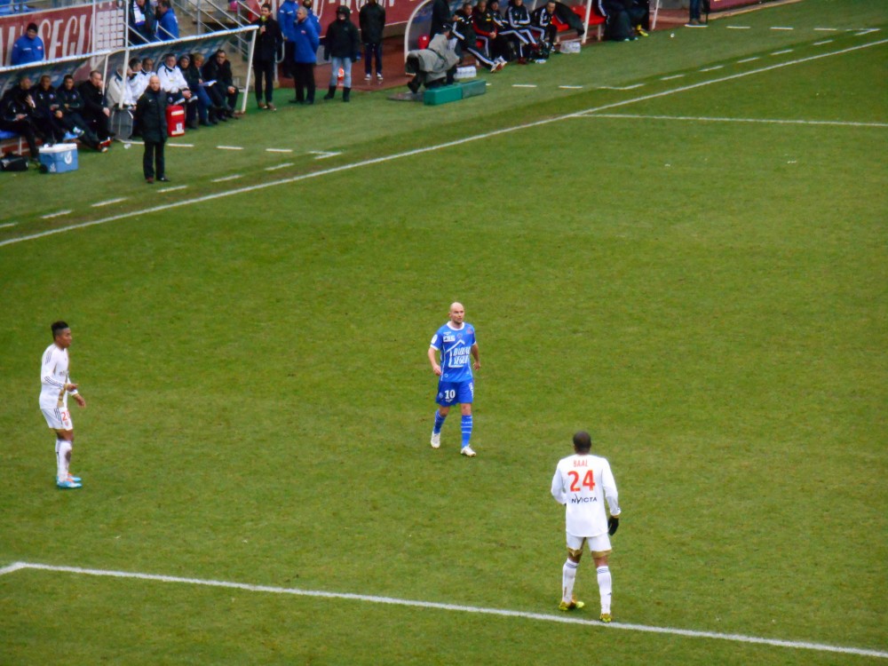 Benjamin Nivet rentré après la mi-temps