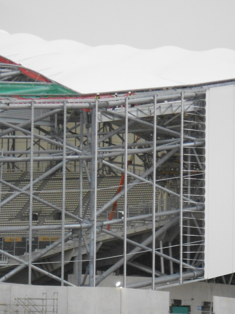 Nacelle Dans le stade.