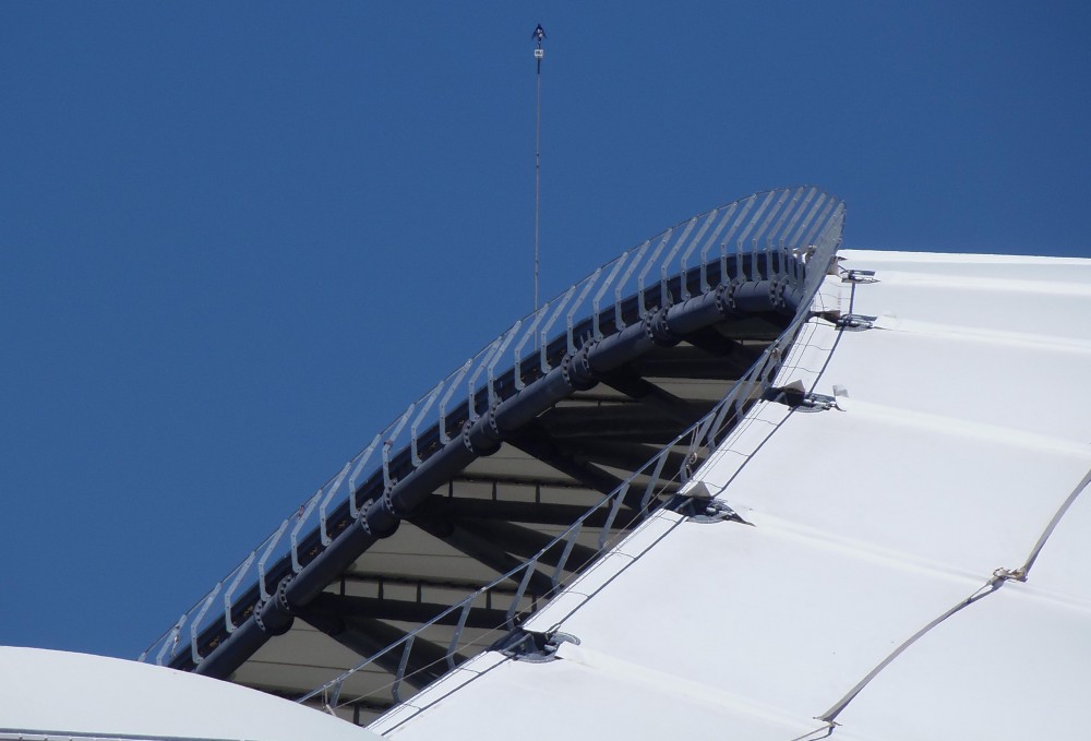 Ganay charpente côté pelouse.