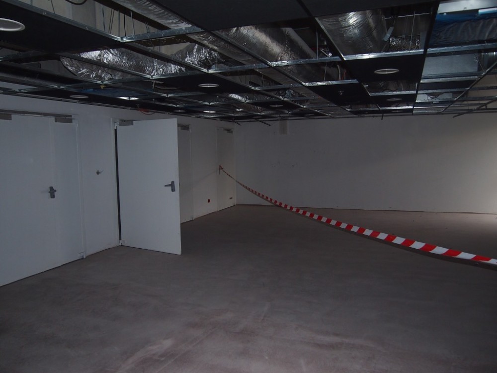 hall d'accueil à l'entrée de JB, nous sommes au niveau 2 (niveau du parvis)