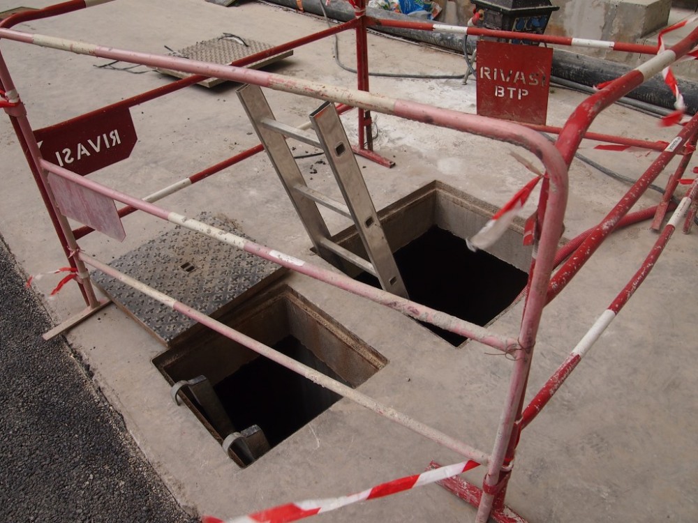qui lui même va se déverser dans l'ancienne fosse comblée certes mais à laquelle on accèdera par ces regards