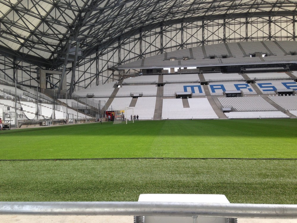 Vue du 1er rang de JB avec au loin le 1er rang de Ganay