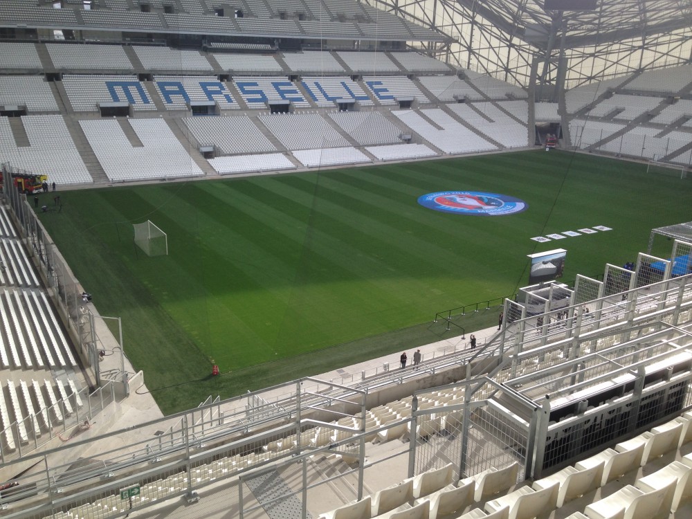 Vue inédite du parcage visiteur