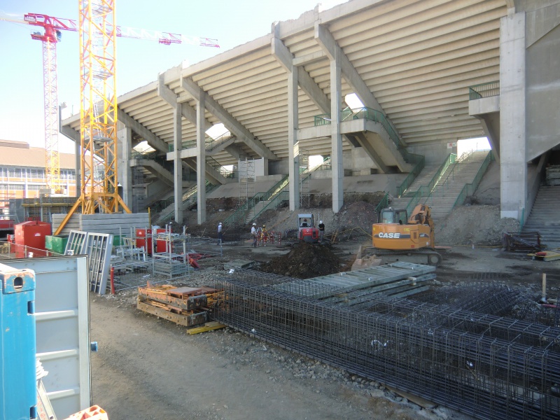 travaux Kop Nord le 3 octobre 2011.jpg